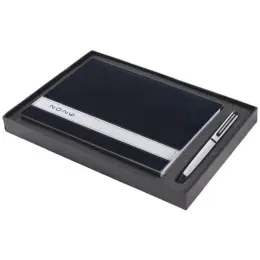 Satin Diary Set Black